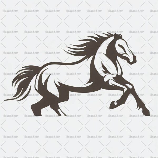 Galoppierendes Pferd